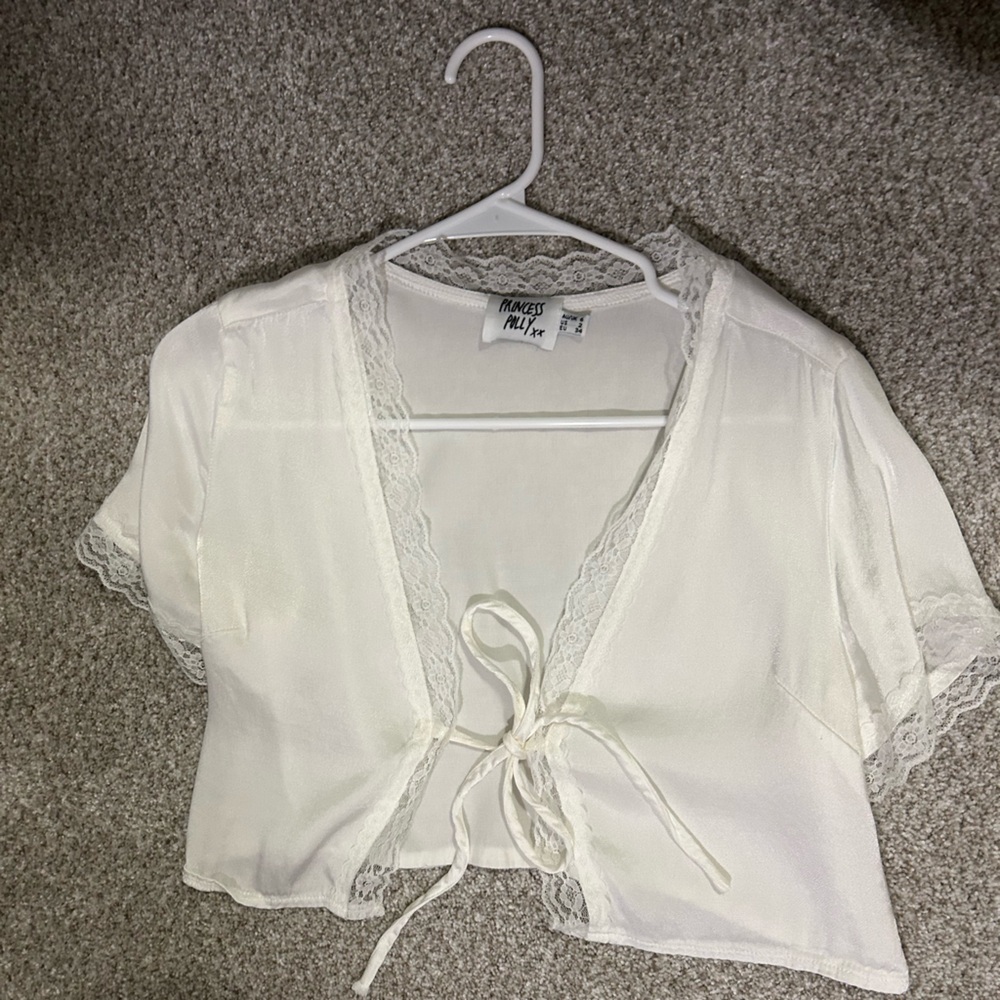 Princess Polly White Wrap Robe Intimates